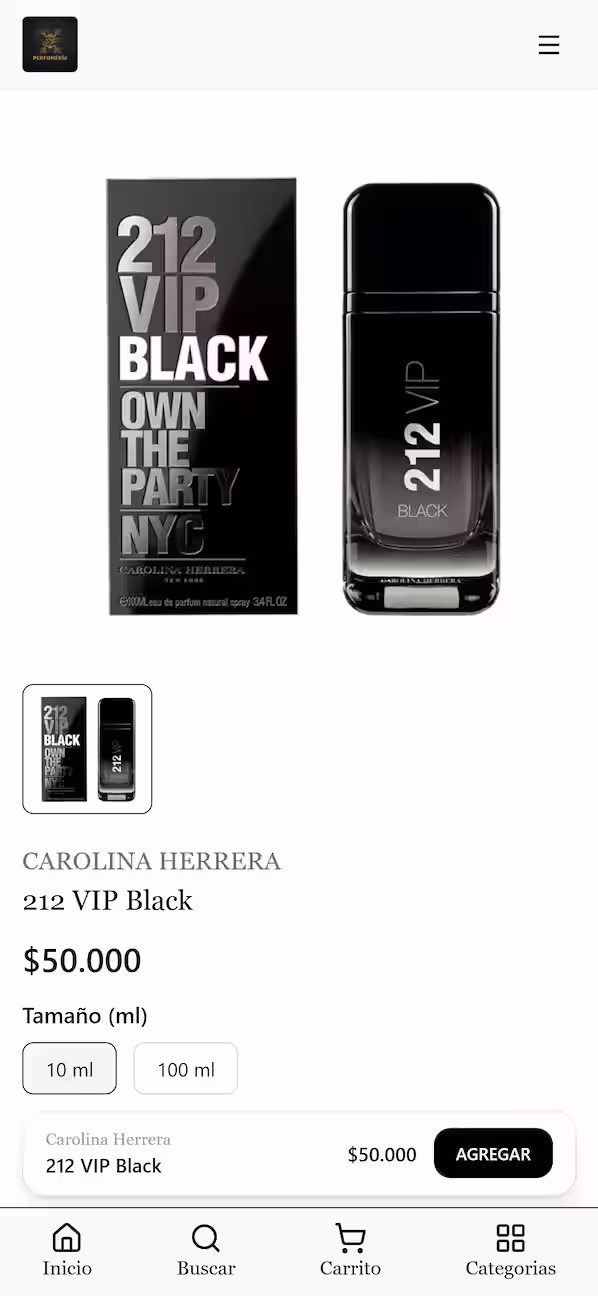 JPERFUMES - mobile view 3