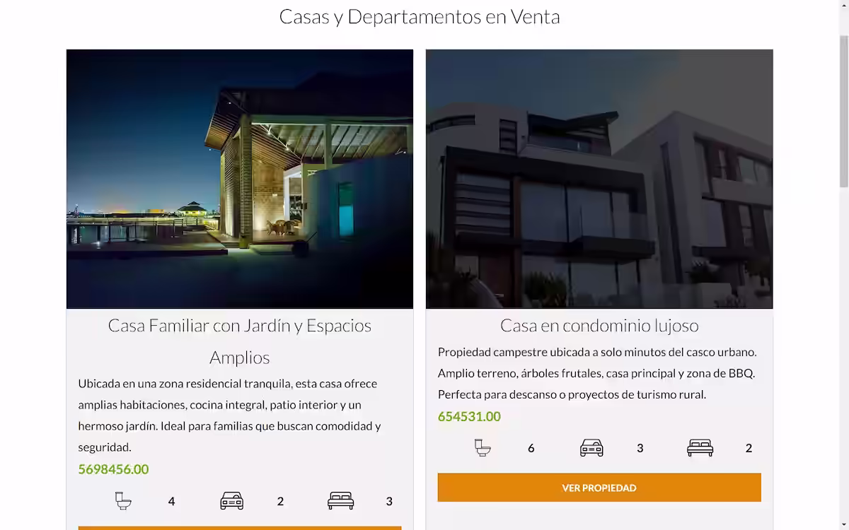 BienesRaices - desktop screenshot 2